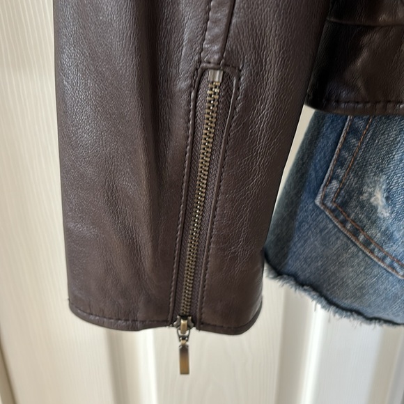 Talbots Lambskin Leather Jacket size 10 - Picture 5 of 8